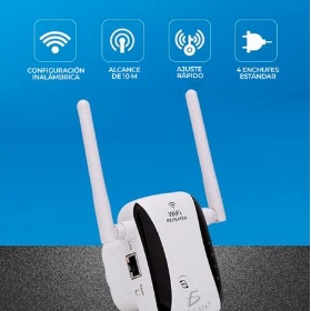 AMPLIFICADOR WIFI DOBLE ANTENA