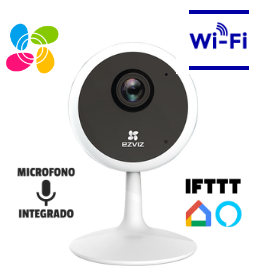 Mini Cámara IP 2 Megapixel / Detección de Movimiento / Grabación en la nube / Notificación Push / Audio de dos vías / Memoria Micro SD / uso Interior / Visión 106°