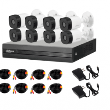 KIT 8 CAMARAC 2MP DAHUA