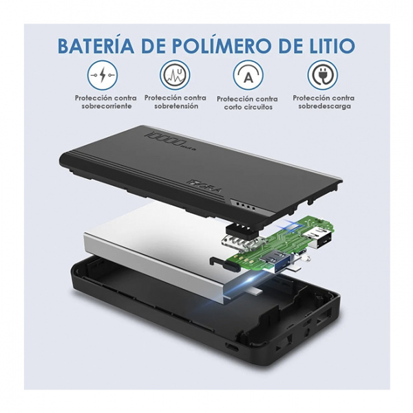 BATERIA PORTATIL CARGA RAPIDA