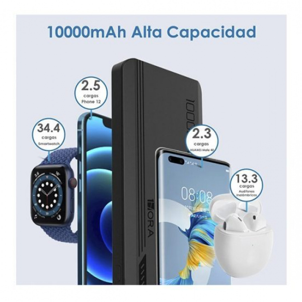 BATERIA PORTATIL CARGA RAPIDA