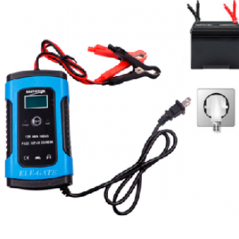 12v Mantenedor Cargador Inteligente Batería Auto Moto Bote