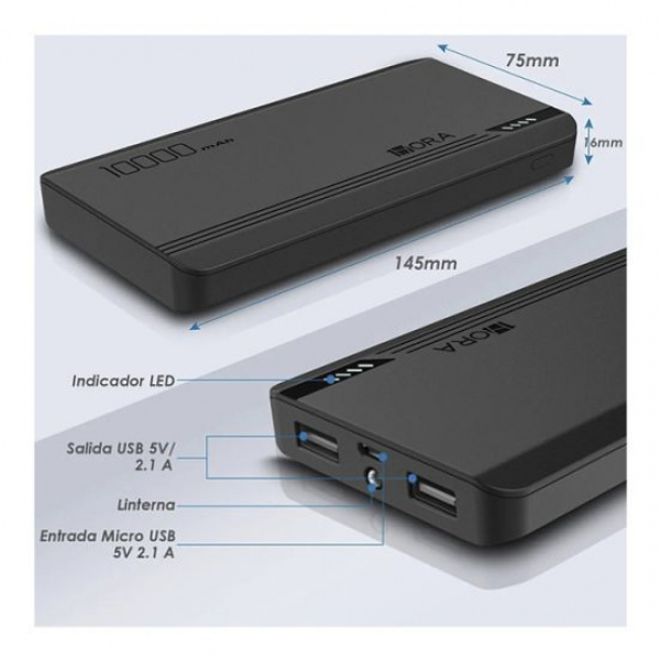 BATERIA PORTATIL CARGA RAPIDA