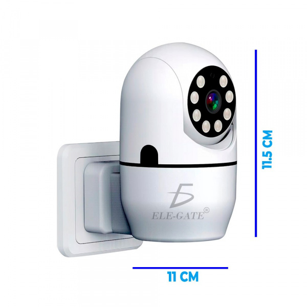 Cámara GENERICA De Seguridad Inalámbrica Con Enchufe 1080p Wifi 2.4G